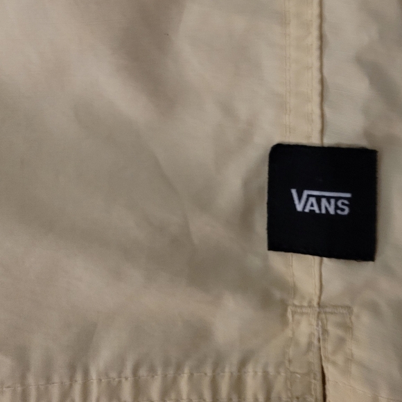 Vans Cream Swim Trunks with Elastic Waistband - Picture 2 of 3